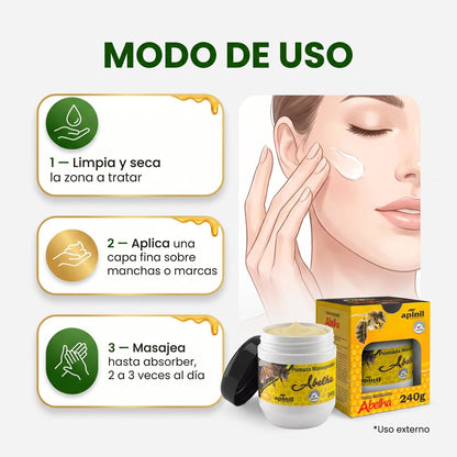 Modo de uso de la Crema de Veneno de Abeja para la piel