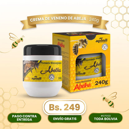 Crema de Veneno de Abeja — pago contra entrega y envío gratis en toda Bolivia