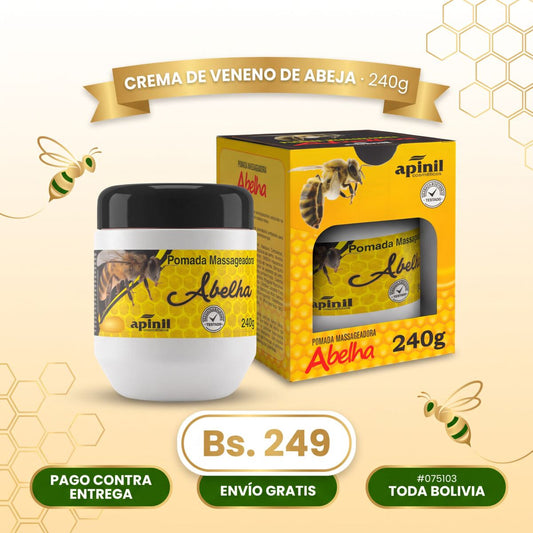 Crema de Veneno de Abeja — pago contra entrega y envío gratis en toda Bolivia