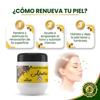 Cómo renueva tu piel la Crema de Veneno de Abeja